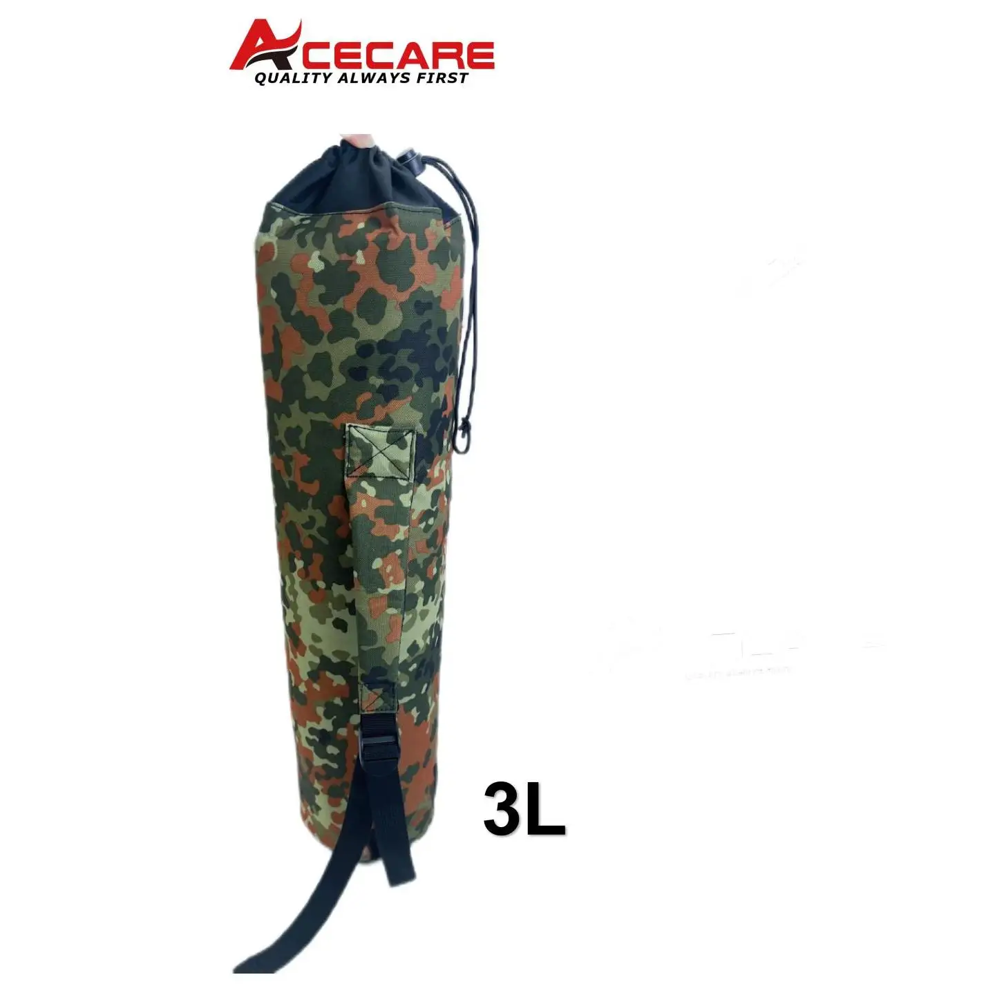 ACECARE Borsa zaino con cilindro in fibra di carbonio da 3 litri Custodia protettiva per serbatoio HPA compressa per immersioni subacquee
