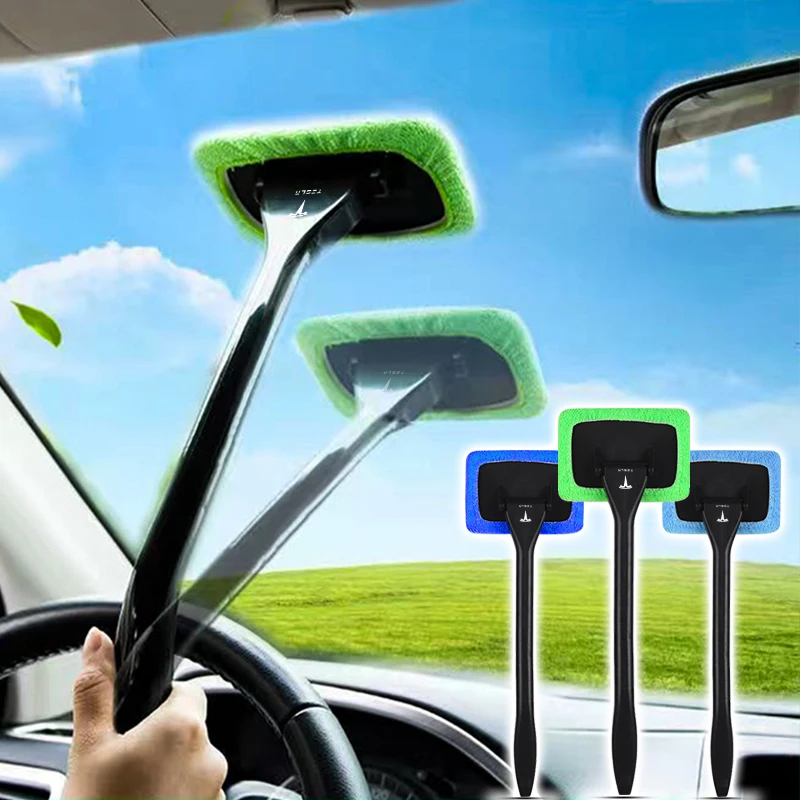 Kit de cepillo limpiador de ventanas de coche, herramienta de limpieza de parabrisas para coche Tesla Model 3 S X Y 2022 Style Roadster Invader Coil Mod K80