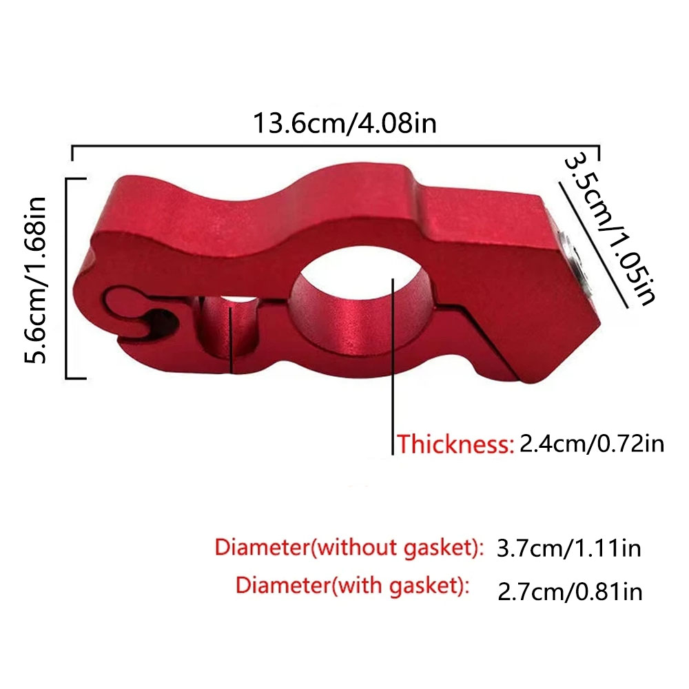 Motorcycle Handlebar Lock Handlebar Brake Handle Solid Lock Imitating Steal Lock Pull Rod ATV Dirt Street Bikes Anti Theft