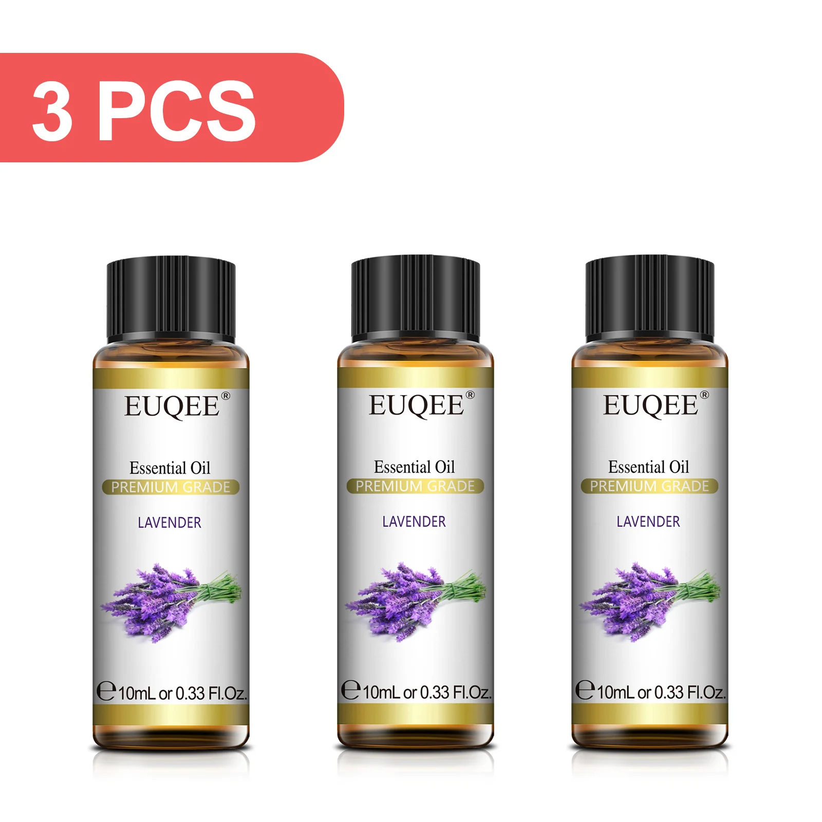 EUQEE 3PCS 10ml Pure Plant Essential Aromatherapy Oils Sandalwood Cedarwood Citronella Cinnamon Aroma for Humidifiers Diffusers