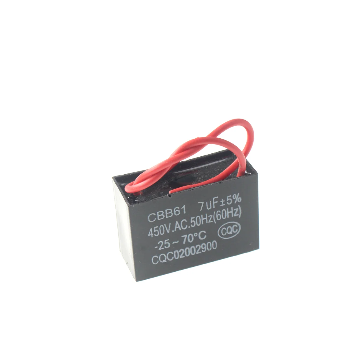 CBB61 Fan starting capacitor 450V 0.8/1/1.2/1.5/2/2.5/3/3.5/4/4.5/5/6/7/8/10/12/14/15/16/18/20/25UF For Range hood For 400V 500V