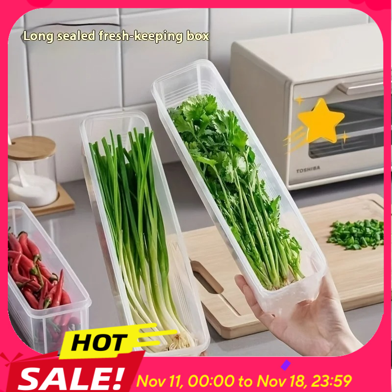 Refrigerator fresh-keeping storage box, fresh-keeping artifact,Small Food Preservation Boxes,Transparent Sealed Storage Box