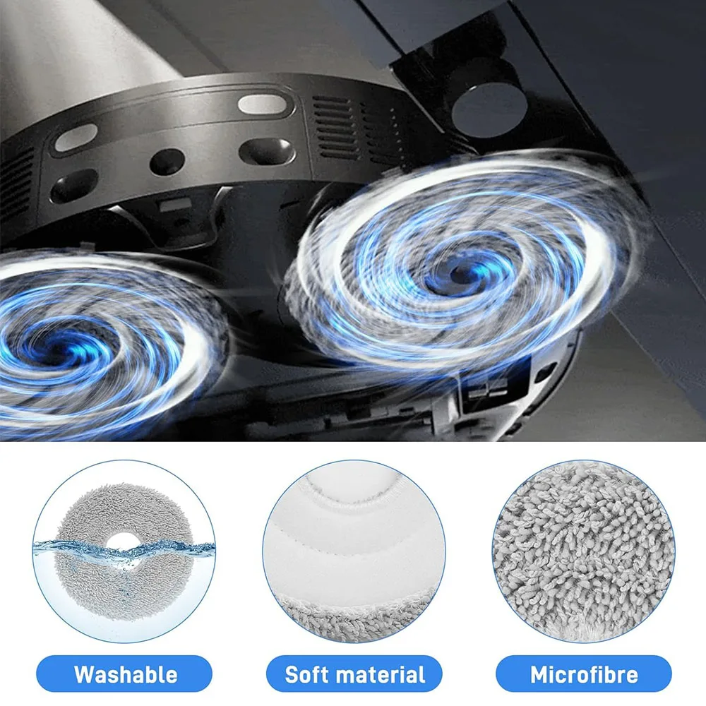 Accessory Kit For JONR P20 PRO Robot Vacuum Cleaner, Main Side Brush Hepa Filter Mop Cloth Dust bag Replacement Parts