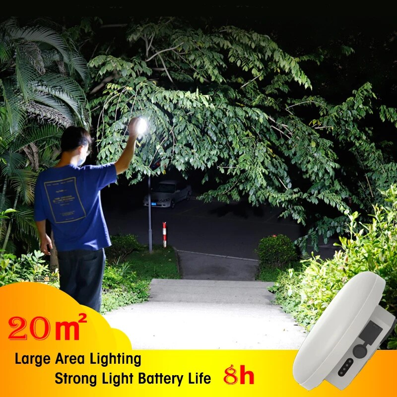 Lanternas LED recarregáveis portáteis, Luz poderosa, Lanterna de acampamento com ímã, Luz forte, Luzes de tenda, Iluminação do reparo do trabalho