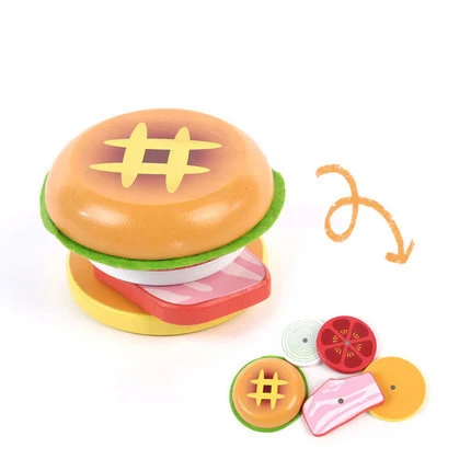 1 Máy Tính Ăn Sáng Mô Phỏng Thực Phẩm Đồ Chơi Giả Vờ Chơi Game Tặng Hamburger Nóng Chấm Bi Gỗ Đồ Chơi Cho Trẻ Nhà Chơi Đầu học Tập Educ