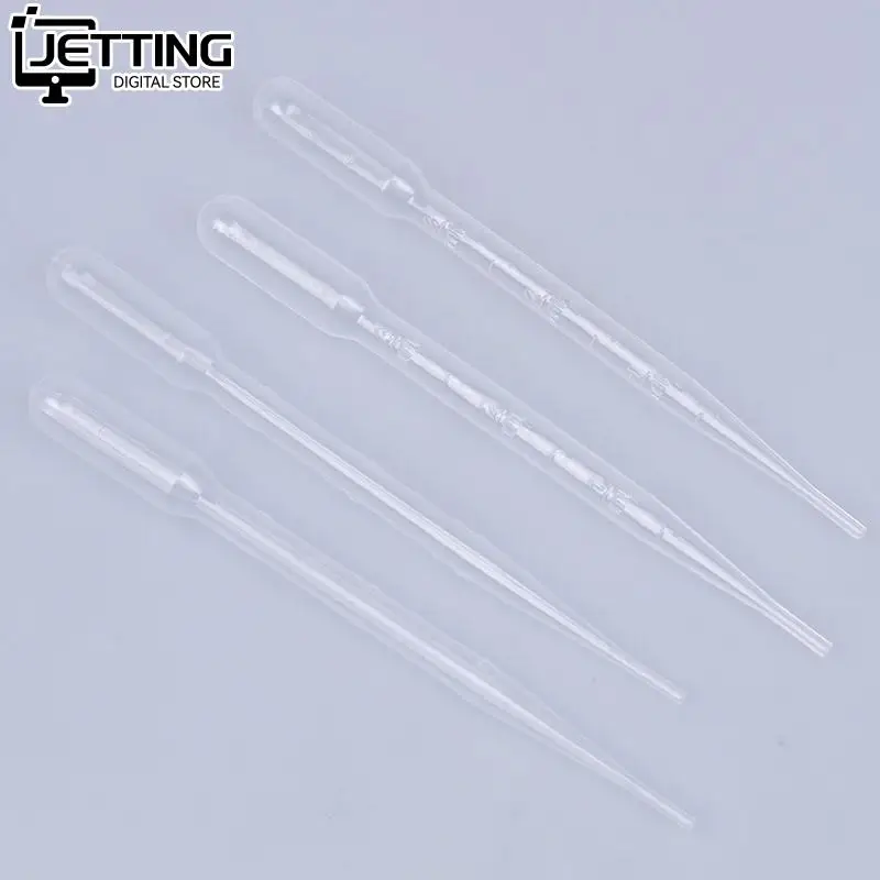 4 3ML Phòng Thí Nghiệm Dụng Cụ Pipet Nhựa Dùng Một Lần Tốt Nghiệp Pasteur Pipet Ly Đá Poly Dụng Cụ Trang Điểm