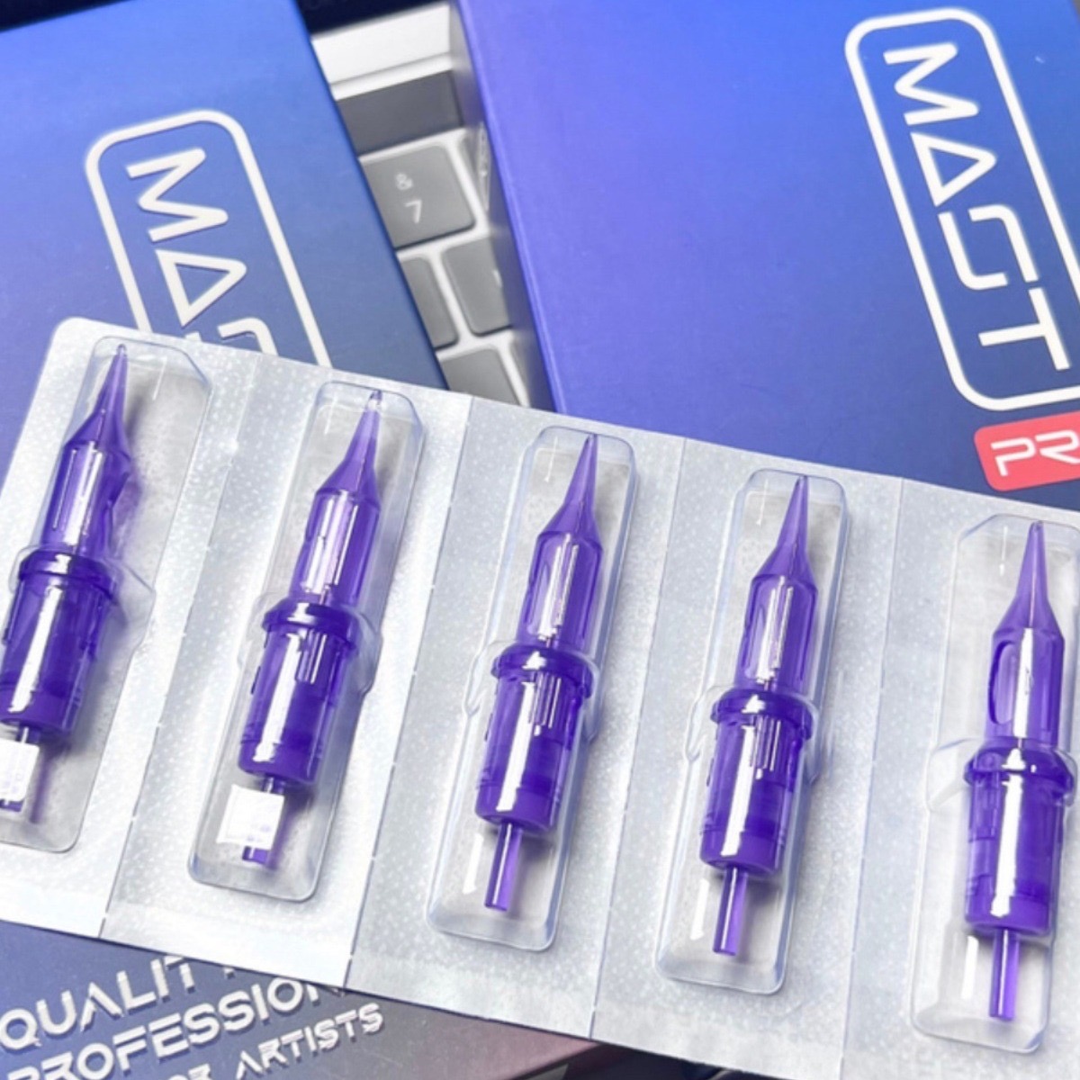 DragonHawk-Agulhas Cartucho Descartáveis Esterilizados, Máquina de Maquiagem Permanente, Caneta Rotary, Tatuagem Suprimentos, RS Mast Pro, 10pcs