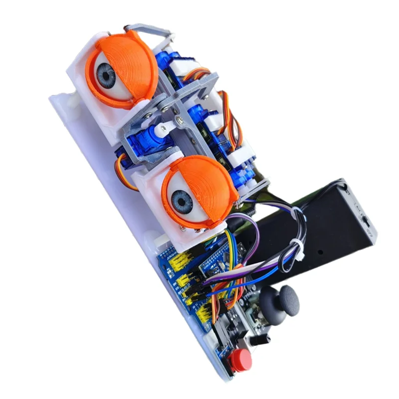 -Arduino 모바일 로봇 기계용 ABLP 로봇 생체 모방 눈 로봇 공학 과학 실험 소년 프로그램 장난감 STEM 키트
