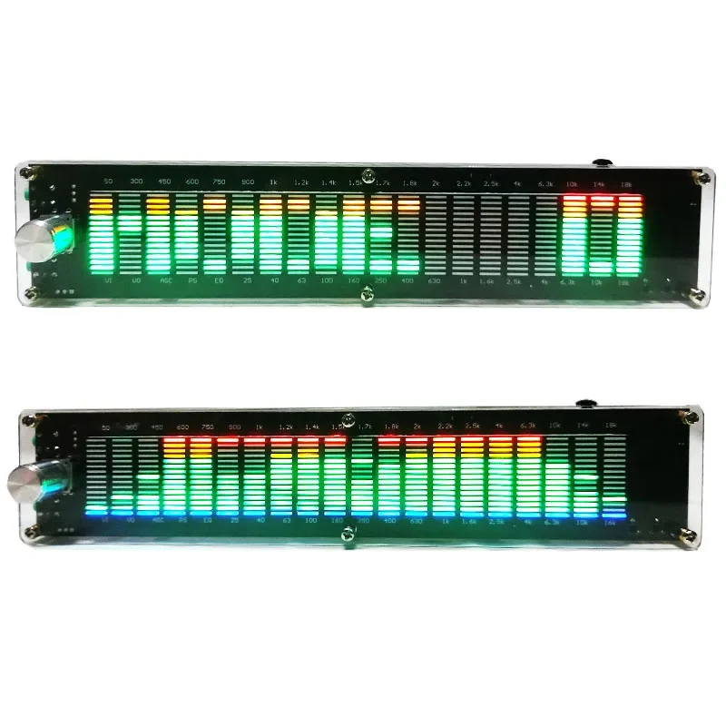 Multi-mode DSP equalizzatore EQ voice pickup illuminazione per auto atmosfera luce VU instrumentLED musica spettro luce di livello