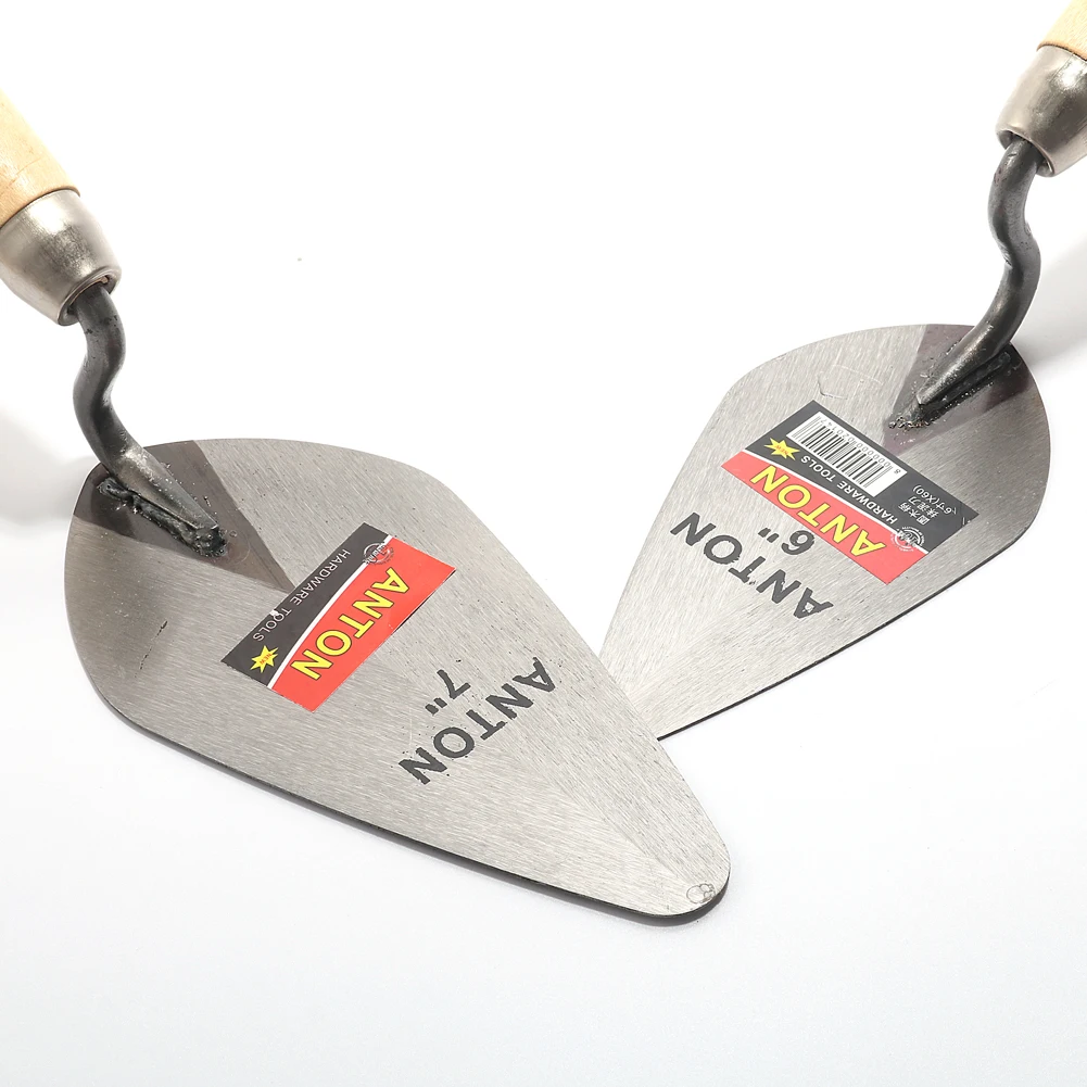 6/7 Inch Công Cụ Xây Dựng Putty Dao Gạch Trát Đặt Lưỡi Thép Carbon Chỉ Thạch Cao Công Cụ Thép Carbon 1Pc