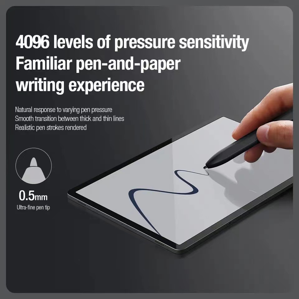 S ปากกาสําหรับ Samsung Galaxy Tab S6 Lite S7 FE S8 Plus S9 Ultra Stylus สําหรับ Samsung ปากกาความดัน Sensing ยางลบปากกาสัมผัสดินสอ