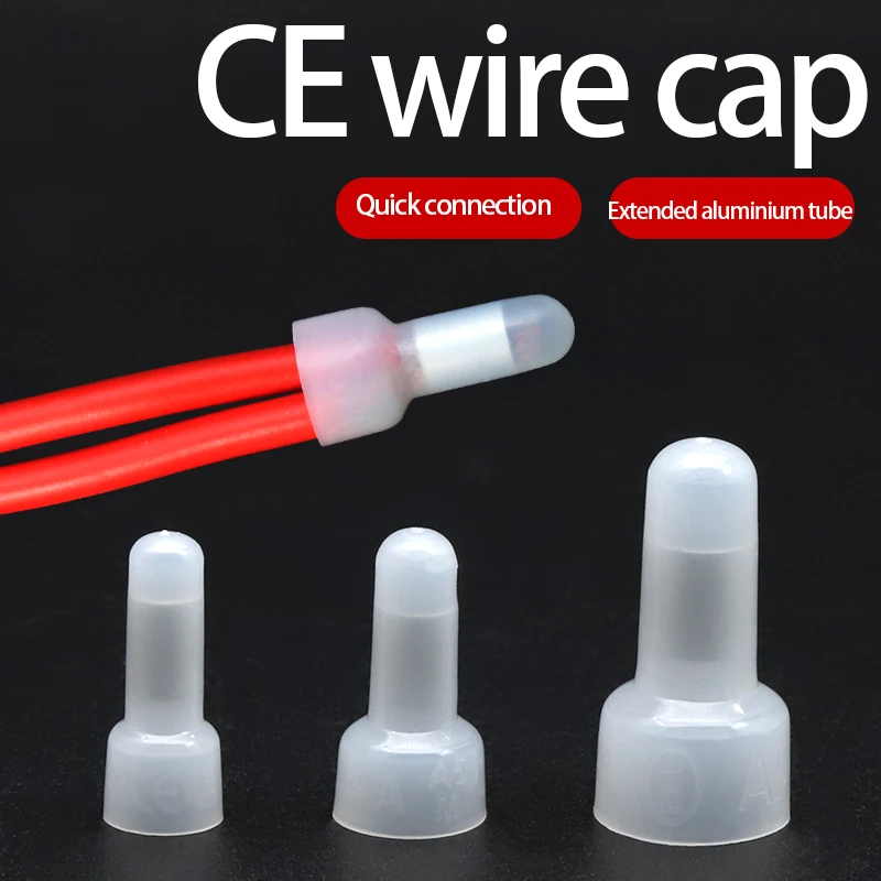 120 ชิ้นปิด End CRIMP Connectors, 22-16/16-14/12-10 Gauge CRIMP CAP Kit, ไนลอนฉนวนปิด End CRIMP ขั้วต่อขั้วต่อ