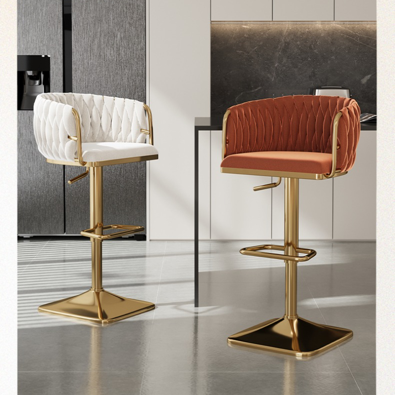 Bar Counter Chairs,Light Luxury Jewelry Chairs,Front Desk Cashier,High Legged Stools,Bar Backrests,Internet Famous Island Chairs