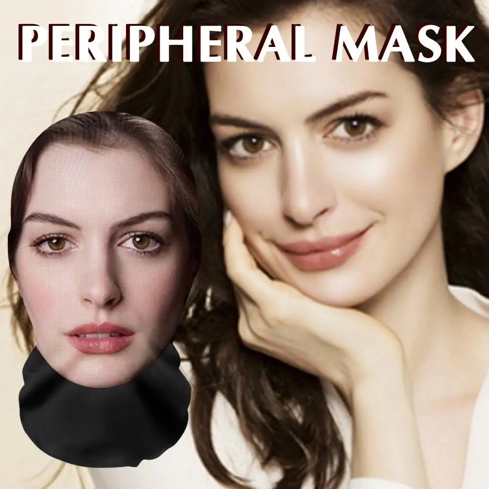 3DP รูปแบบตาข่าย Face Mask ฝาครอบปาร์ตี้คอสเพลย์ Props ตลกพิมพ์ผ้าพันคอที่มีชื่อเสียง ICE Silk ครีมกันแดดหน้ากาก