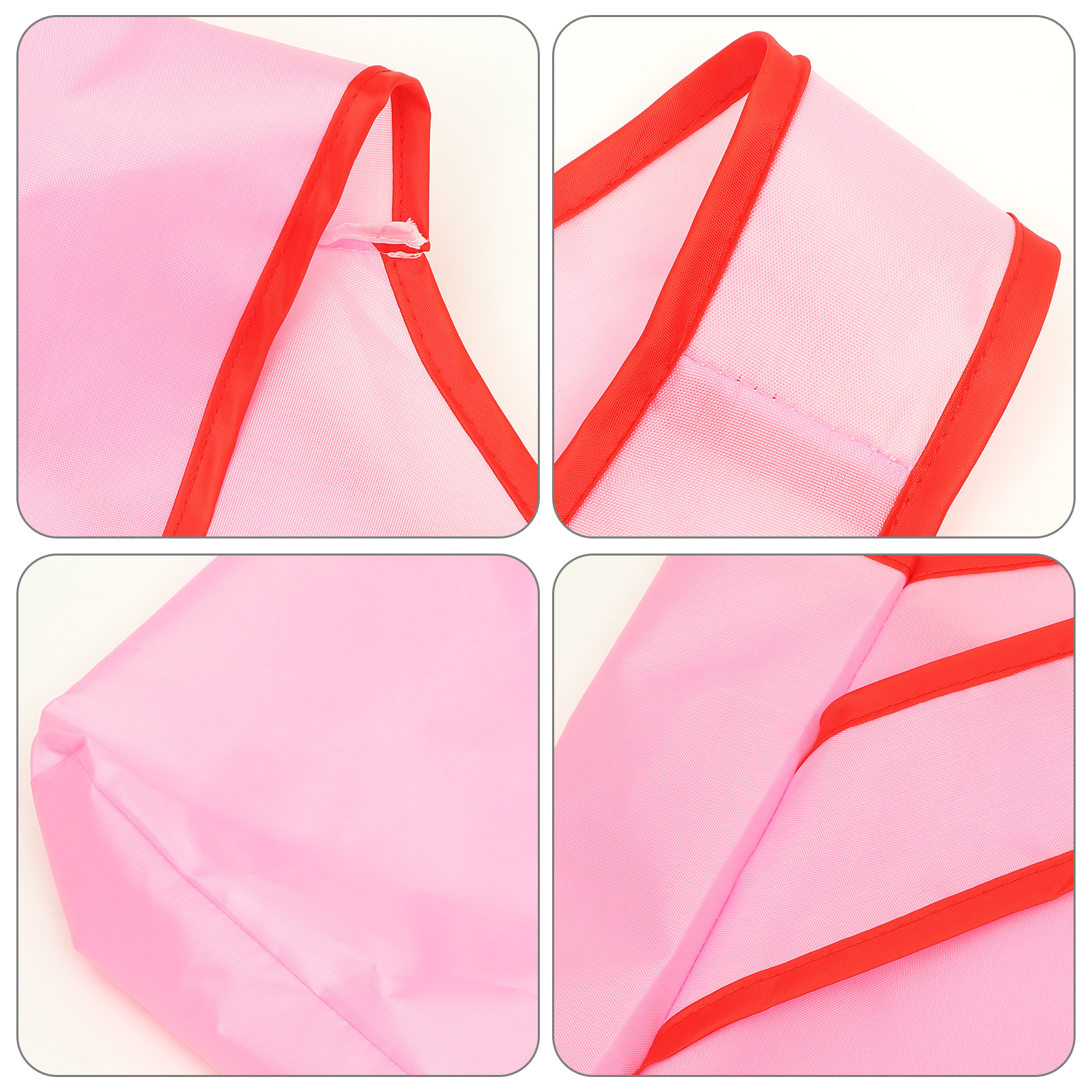 Baberos para ropa húmeda, bolsa de red, delantales con bolsillo para el hogar, ropa colgante rosa para el trabajo para mujer