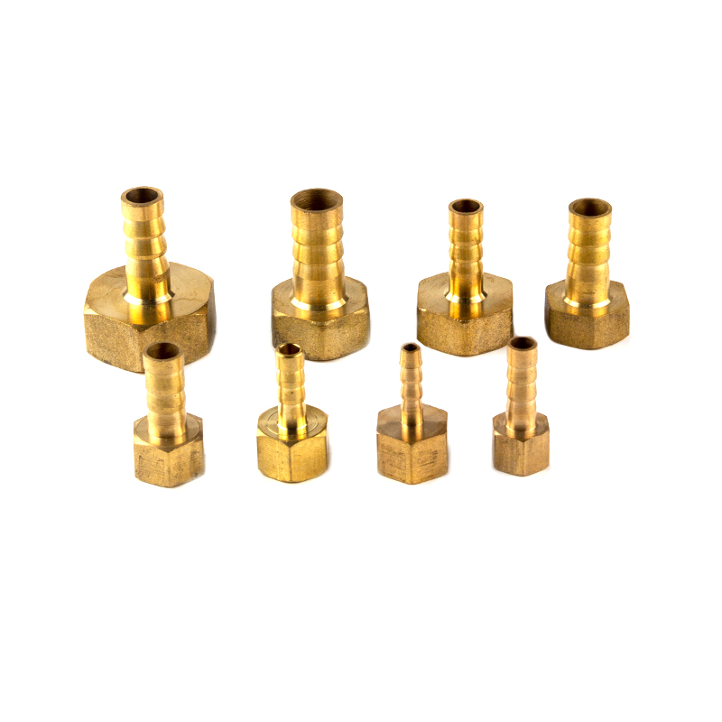 Conector Pagoda neumático 4 6 8 10 12 14 16 19 25mm conector de lengüeta para manguera rosca hembra 1/8 1/4 3/8 1/2 accesorios de tubería de latón