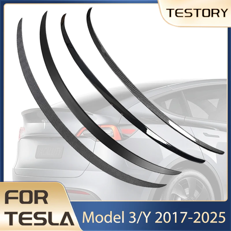 Voor Tesla Spoiler Model Y Juniper 2025 Accessoires Spoilers Vleugels voor Tesla Model 3 Highland 2025 3/Y 2017-2025 ABS Materiaal