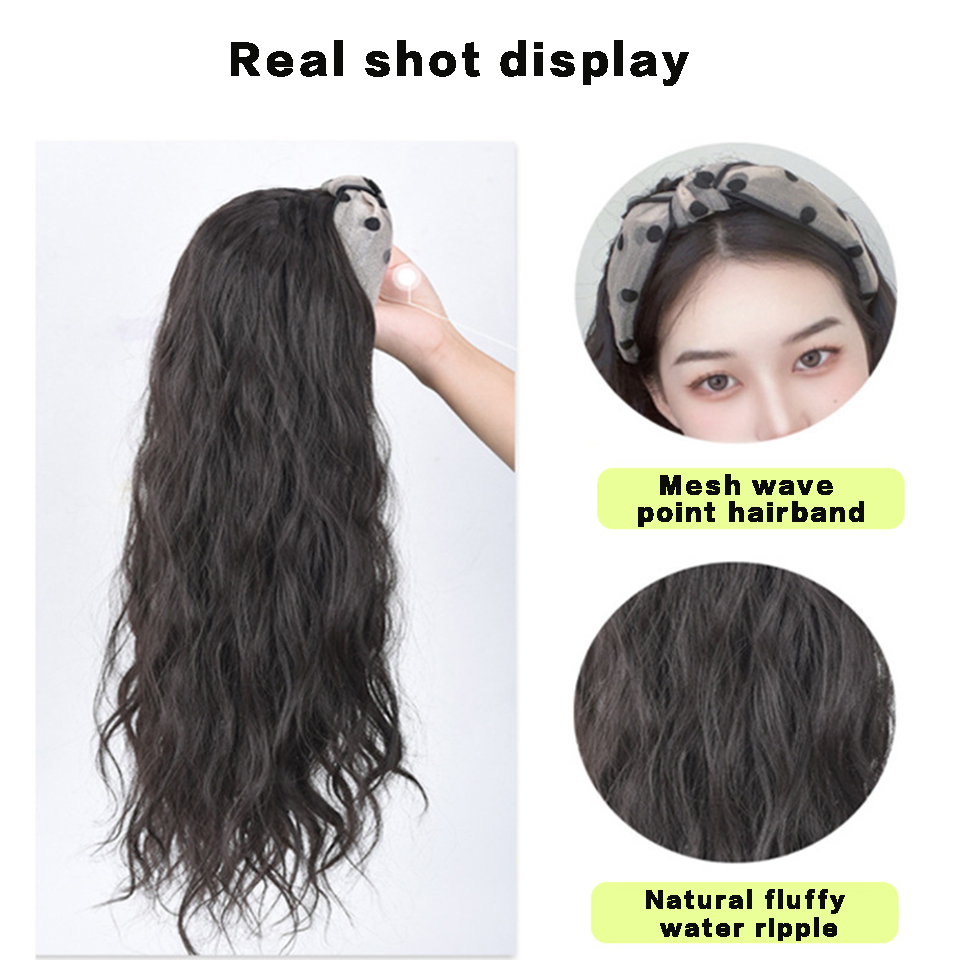 人工巻き毛ウィッグ,長い巻き毛,自然にシームレス,日常着,ファッション,かわいい,18インチ