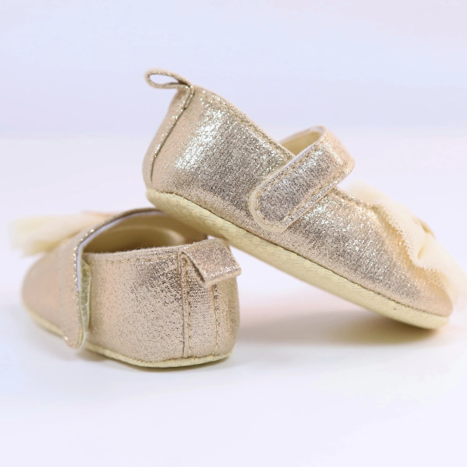 Rabeirs sapatos mary jane elegantes e modernos com laço para bebês meninas, sapatos leves e antiderrapantes com sola plana macia para festa interna