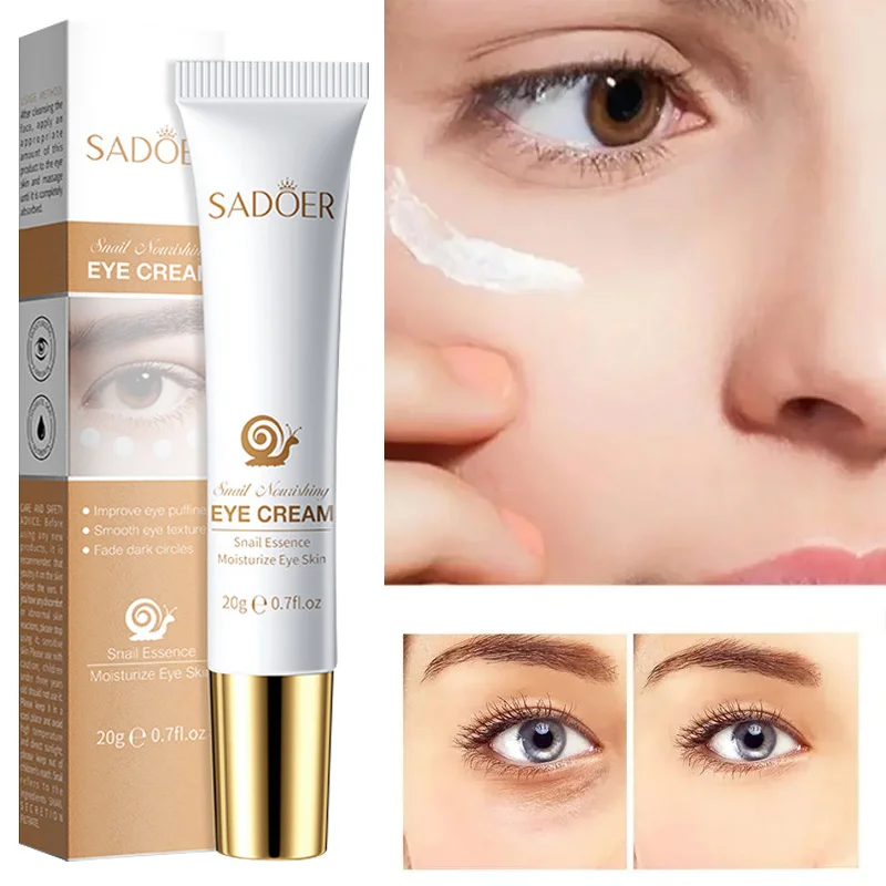 Nueva eliminación de arrugas crema para ojos colágeno eliminación de bolsas de ojos levantamiento desvanecimiento líneas finas hidratante brillo cuidado de los ojos antihinchazón