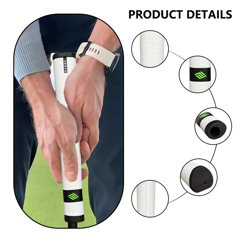 Fumi Golf Grip excéntrico 2 grados Push Grip Golf mango corrección automática Push Grip Push Grip Material de empuje