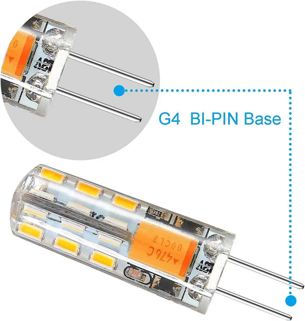 10pcs G4 LED Bulbs 2W 3W 5W 9W 12W 15W AC DC 12V AC 220V Silicone Lamp 360Beam Angle Replace halogen Light Spotlight Chandelier