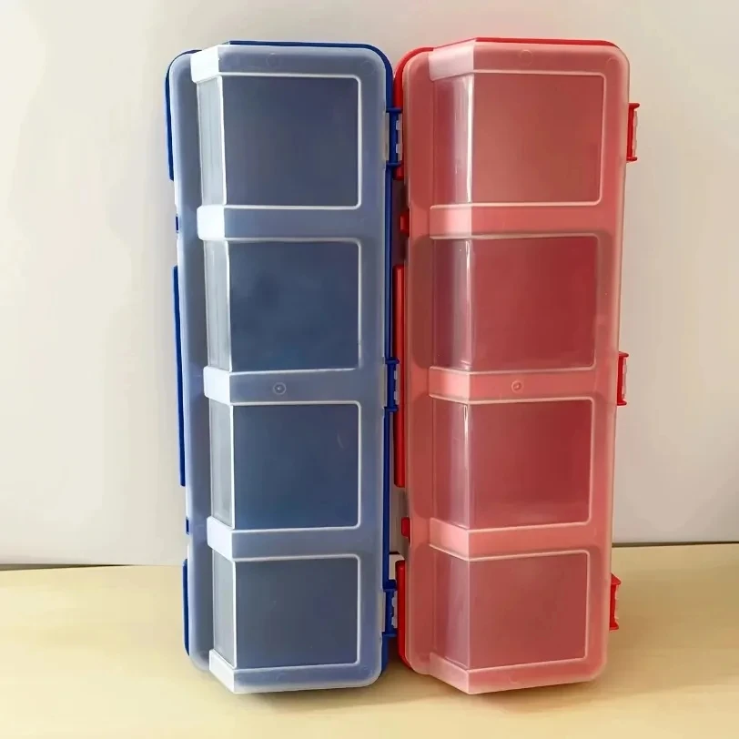 1Pc/2 Stuks Multi-Compartment Organizer Box Voor Schroeven & Kleine Onderdelen - Duurzame Plastic Hardware En Sieraden Opbergdoos