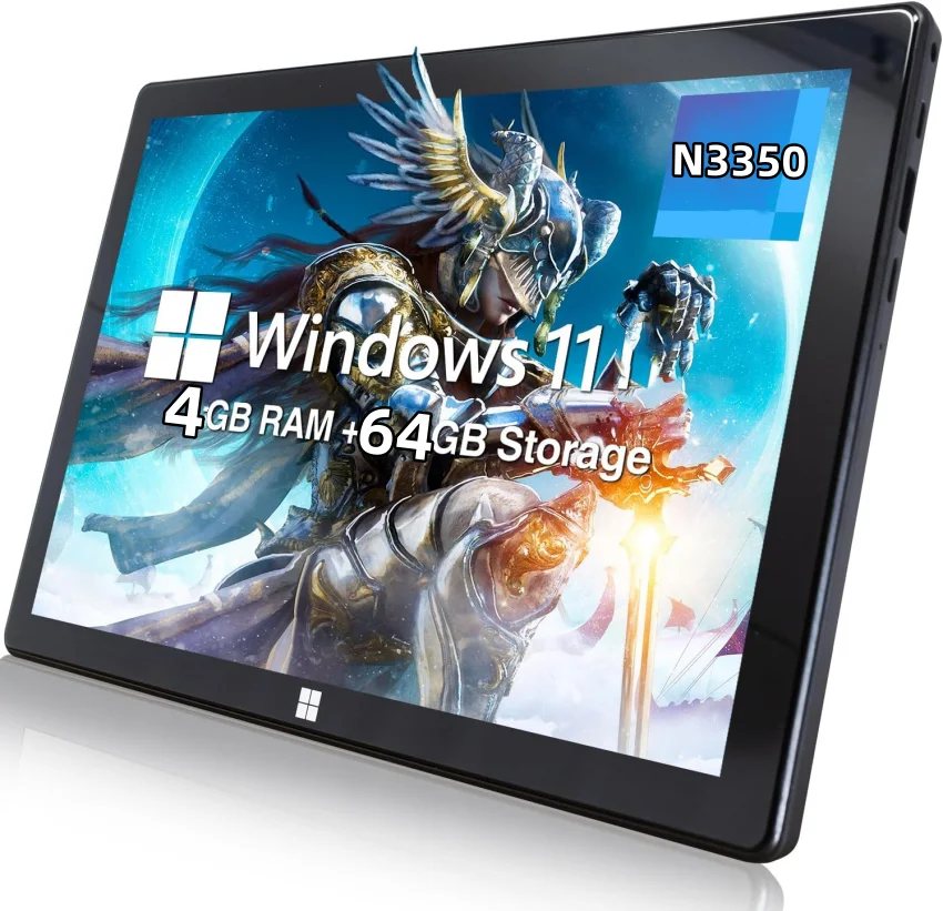 10.1 INCH Type-C 4GB DDR 64GB Flash Memory AR40 WINDOWS 11 Tablet PC Intel Atom N3350 CPU USB 3.0 WIFI 1920 x 1200 IPS Screen