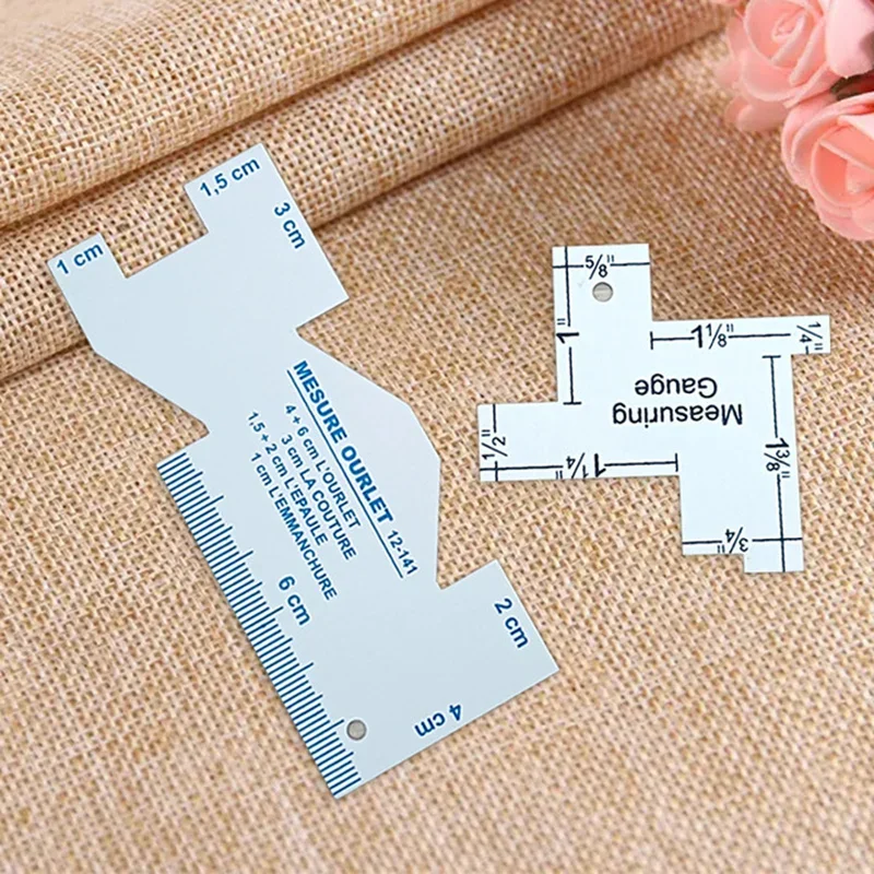 Độ Chính Xác Đường May Đo Đồng Hồ Đo Quilting Thước Bản Mẫu May Thước Tự Làm Miếng Dán Cường Lực May Quilting Nghề Thủ Công Phụ Kiện