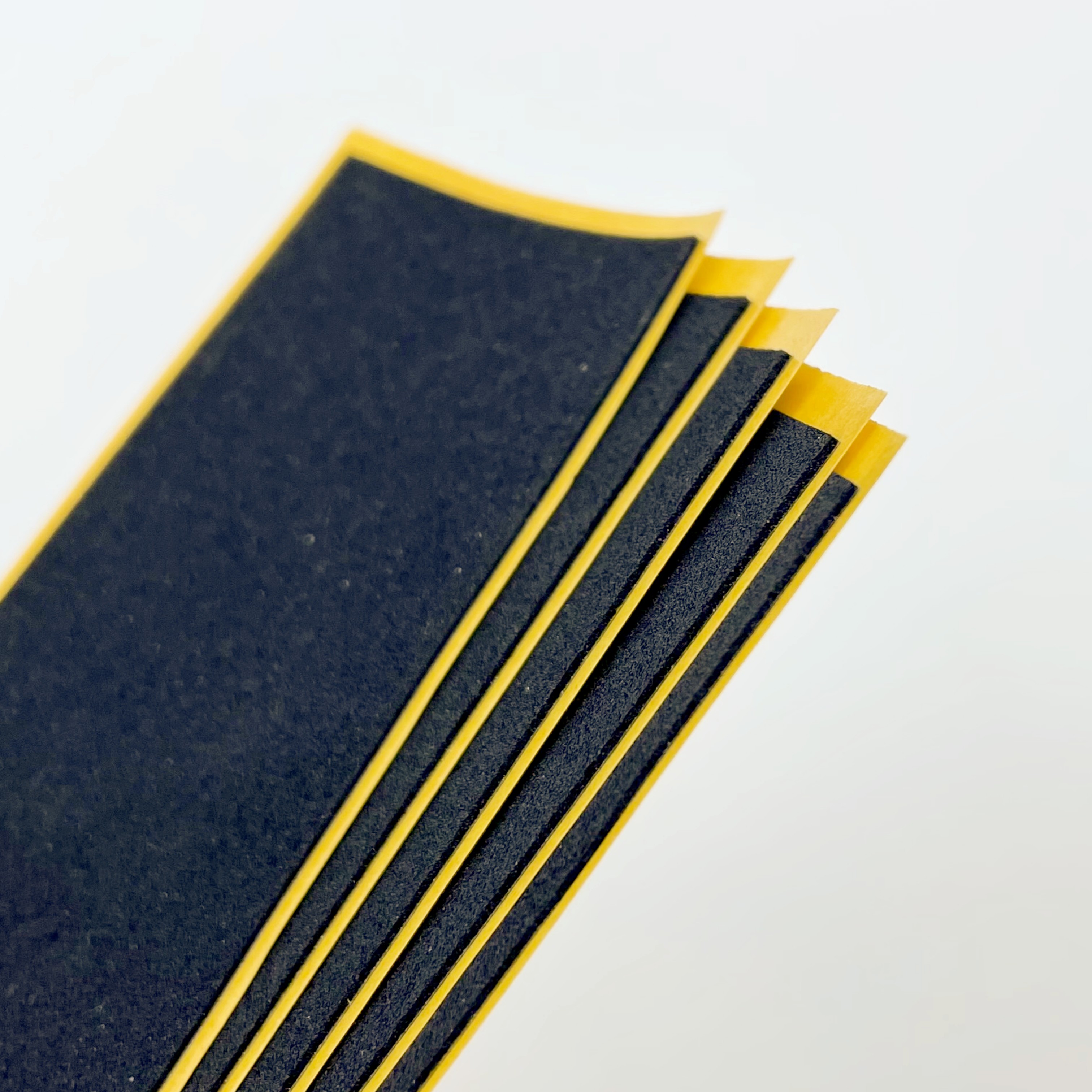 Cinta de agarre de espuma para diapasón de 0,5 mm de espesor, cinta de agarre de cubierta sin cortar de 110 x 38 mm