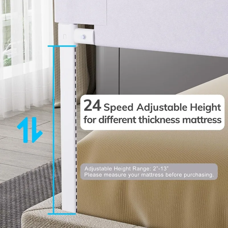 Bed Rail for Toddlers - (3 Pack) Toddler Bed Rails with Double Child Lock, Infants Height Adjustment Guardrail for King Size Bed