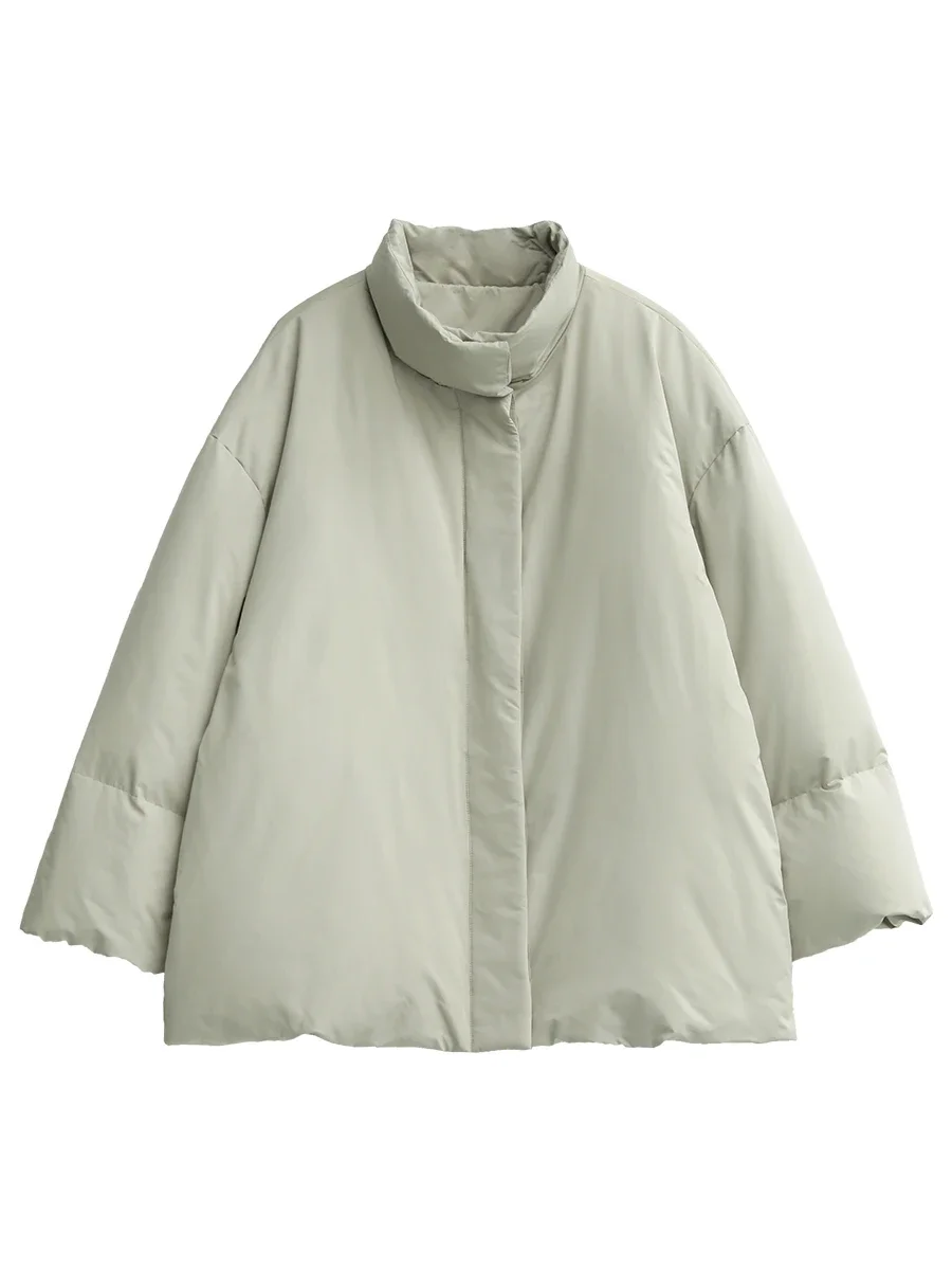 แจ็กเก็ตขนเป็ด90% ลำลองสำหรับผู้หญิง, เสื้อแจ็คเก็ตลำลองผู้หญิงสไตล์เกาหลีแบบเสื้อขนเป็ดเสื้อแจ็คเก็ตทรงหลวมเสื้อแจ็คเก็ตฤดูใบไม้ร่วงฤดูหนาว2023สำหรับผู้หญิง