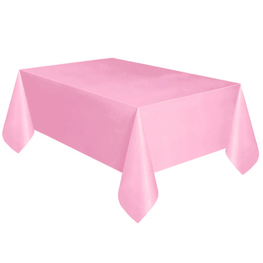 Cubierta rectangular de plástico grande para mesa, paño de limpieza para fiesta, rojo, blanco, negro, mantel, cumpleaños, boda, navidad