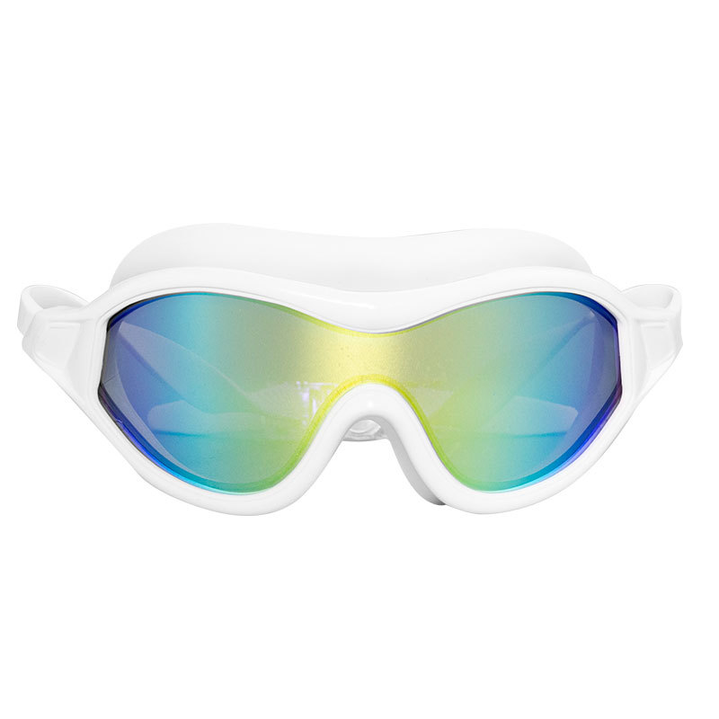 Nuevas gafas de natación de montura grande a la moda para adultos, gafas de natación antiniebla HD de alta calidad, precio al por mayor directo del fabricante