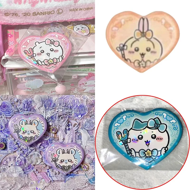 Chiikawa Usagi Badge Metalen Liefde Broche Anime Kinderrugzak Decoratie Sieraden Mode Jas Schouder Badge Verjaardagscadeau