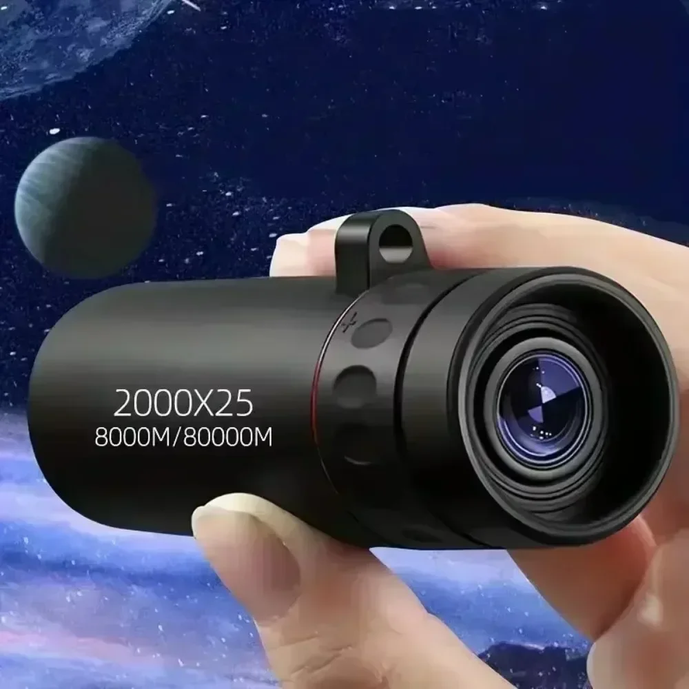 20204 neue Mini tragbare 2000x25 HD Mon okular Teleskop Handy Teleskop mit Halter Camping Jagd Vogel beobachtung Teleskop