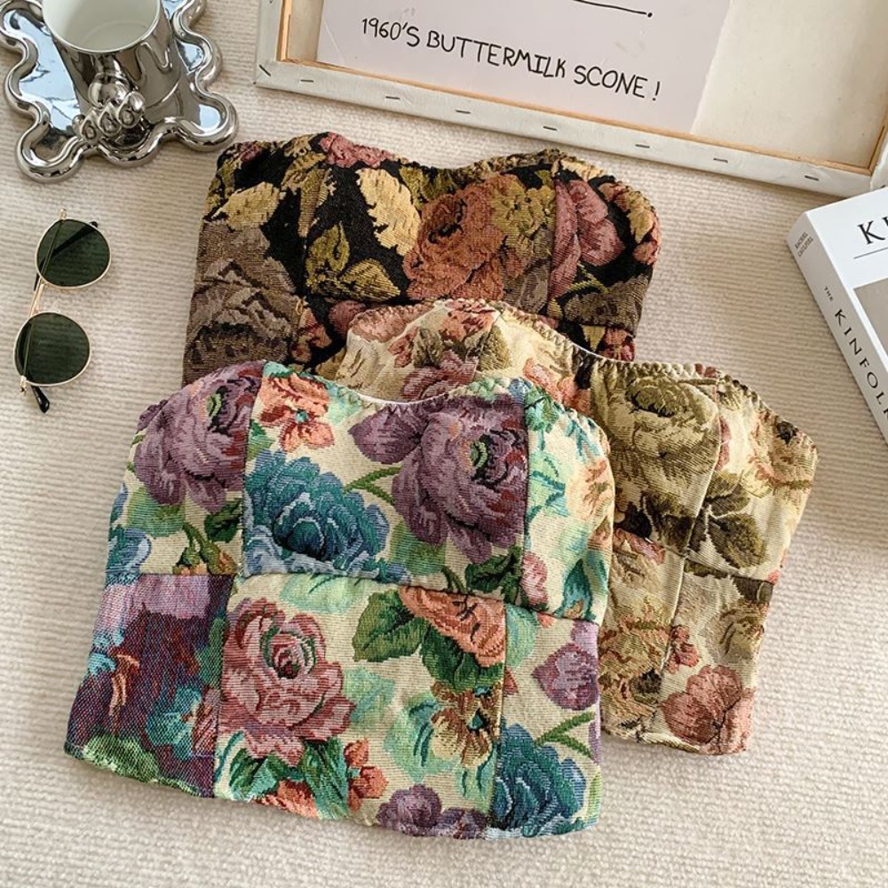 Женский топ в полоску, без рукавов, с принтом