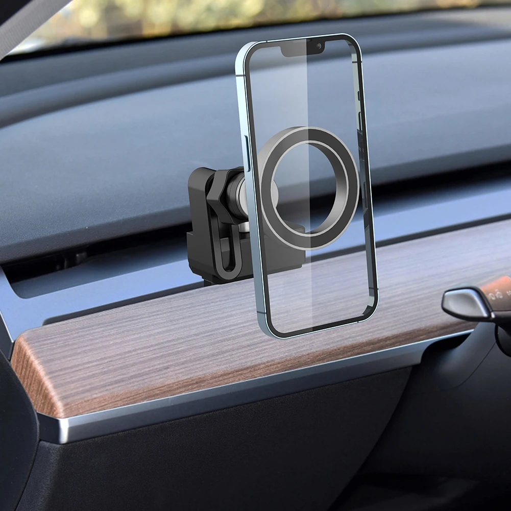 Handy halter Universal Smartphone Stand Unterstützung 360-Grad-Drehung Schneller Zugriff für Tesla Modell 3 Modell y