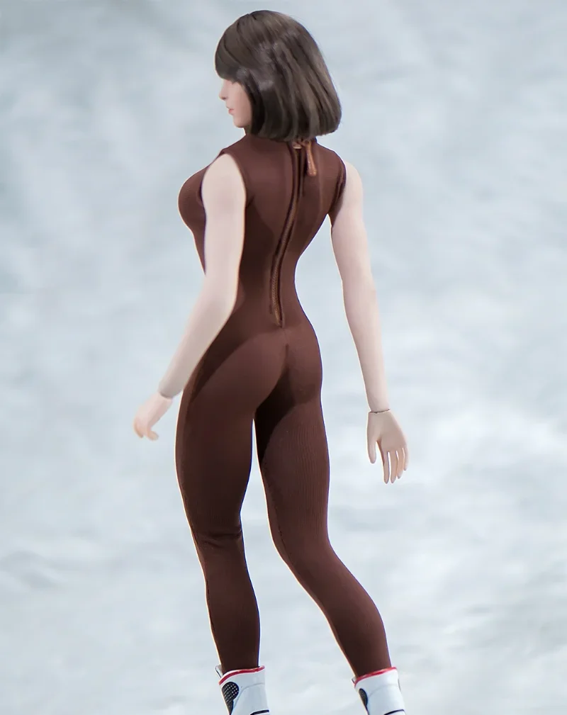 女性の兵士ノースリーブタイトフィットジャンプスーツ、1:6スケール、12 'モデル、tbl、のみ