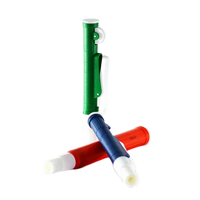 Bomba de pipeta de liberación rápida, ayuda para pipeta, uso Manual con pipeta de transferencia graduada VOL.2 ml/10ml/25ml