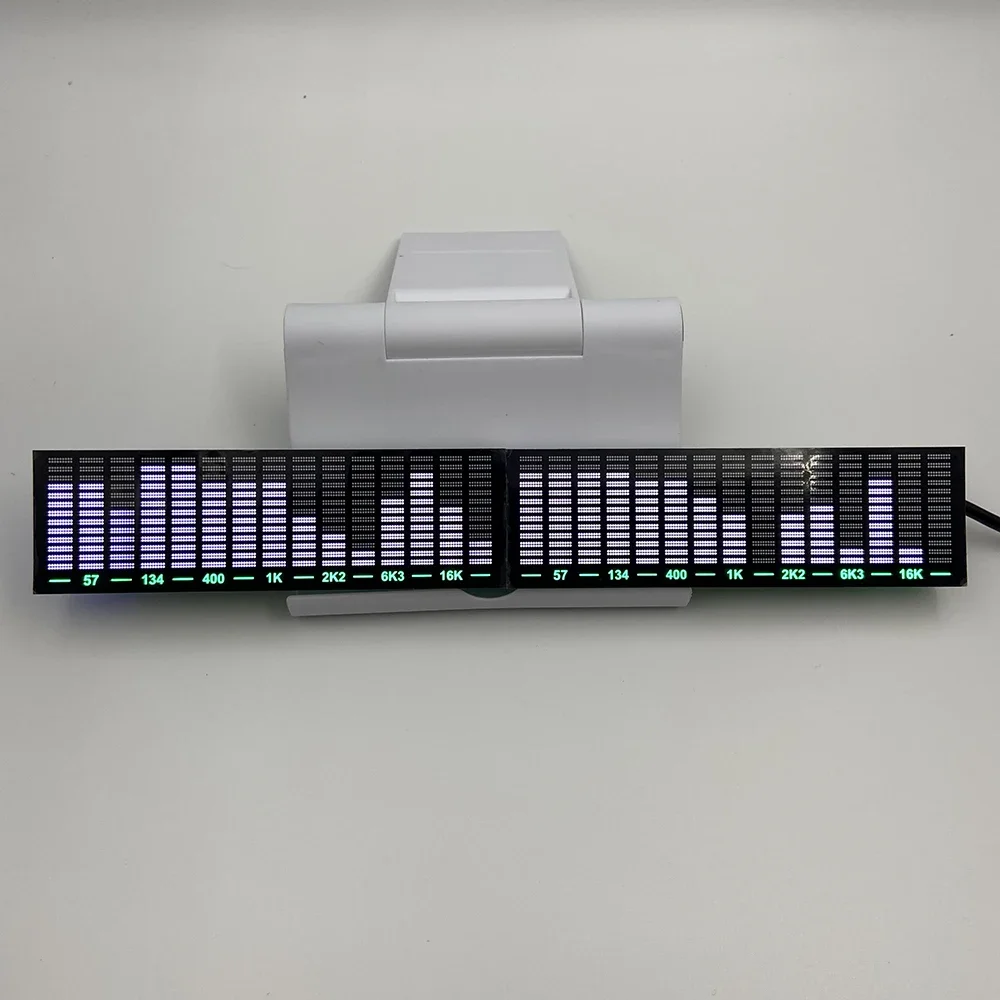 Display LED Spettro musicale controllato dal suono Display Pickup Luce ambientale Luce ritmica atmosferica Spettro a 30 segmenti