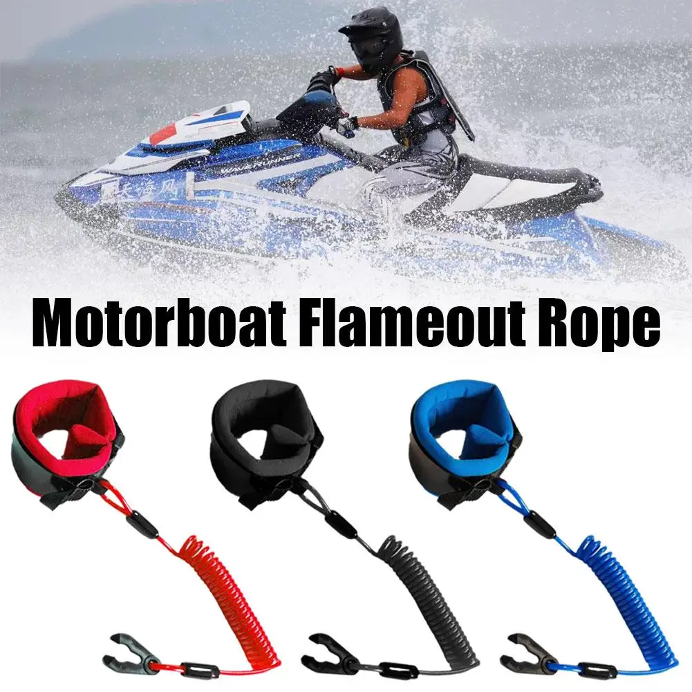 1PC Marine Outboard Engine Boat Motor Kill Stop Switch for YAMAHA Jet Ski Key Rope Reminder Rope Boatemergency Stop K5U1