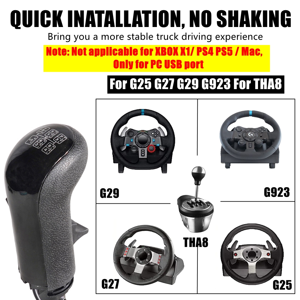 USB Shifter Botão Para Logitech G29 G27 G25 G923 Thrustmaster TH8A Alta Baixa Engrenagem Simulator PC USB Gearshift Botão Para ATS ETS2