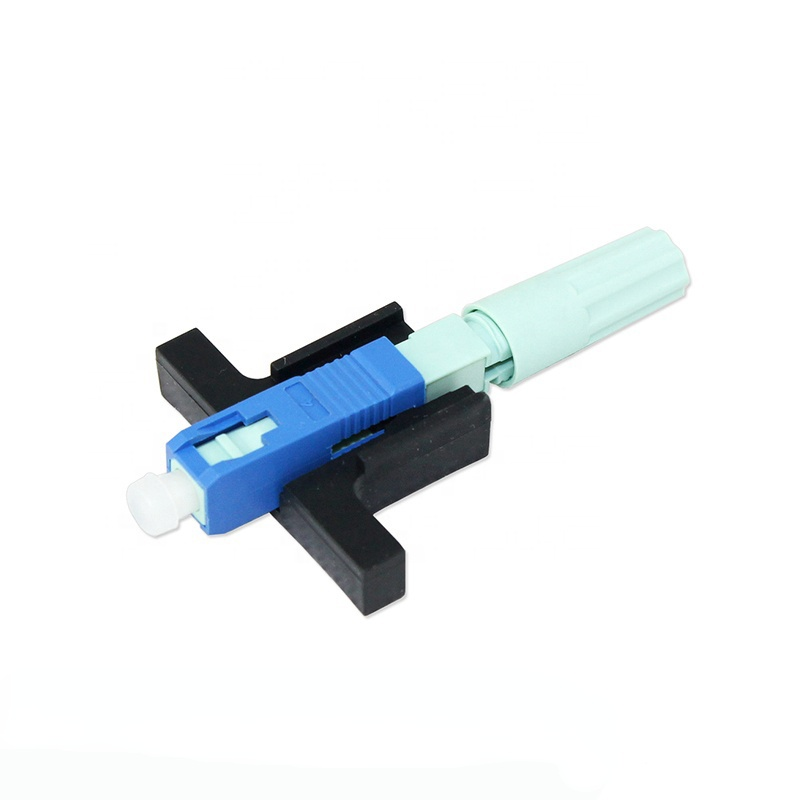 Ftth sc upc fibra óptica conector rápido, alta qualidade incorporado, upc