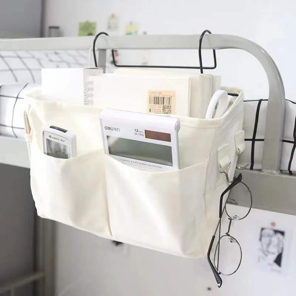Custodia laterale per lettino Porta pannolini Organizzatore portaoggetti per culla Borsa portaoggetti da comodino Caddy sospeso Tasche per giocattoli da comodino Accessori per neonati