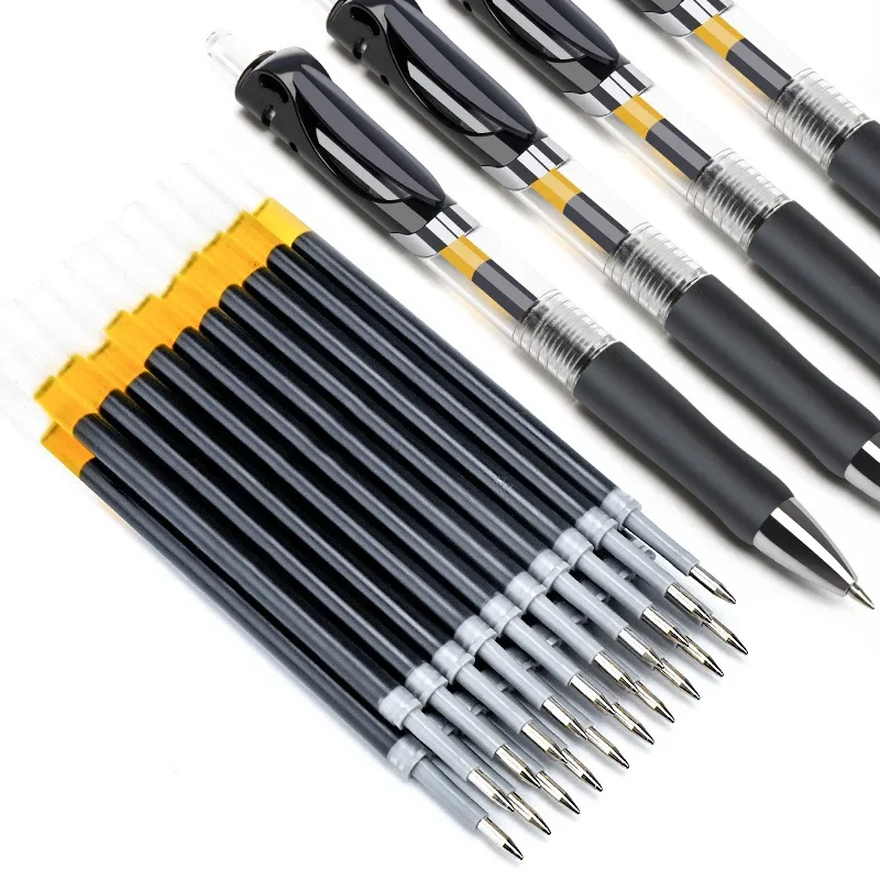 43-delige gelpennen vullingen set kawaii briefpapier schrijfpen zwart/rood/blauwe inkt 0,5 mm balpen kantoor schoolbenodigdheden