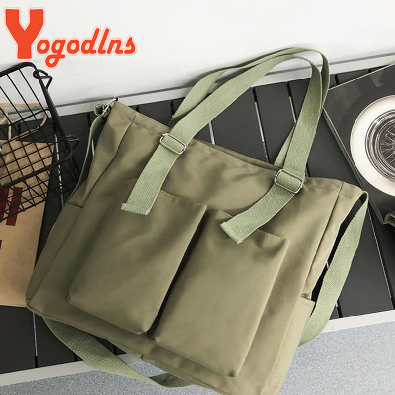 Casual Waterdichte Oxford Schoudertas Meisjes Waterdichte Emmer Tas Grote Capaciteit Vrouwen Draagtas Reizen Grote Handtas Zak