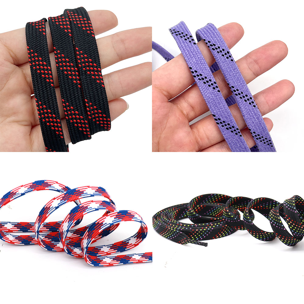 สเก็ต Laces Dual Layer Braid ฮอกกี้อุปกรณ์เสริม 84/96/108/120in เสริม Waxed เคล็ดลับสําหรับกีฬาสเก็ต ICE ฮอกกี้สเก็ตรองเท้า