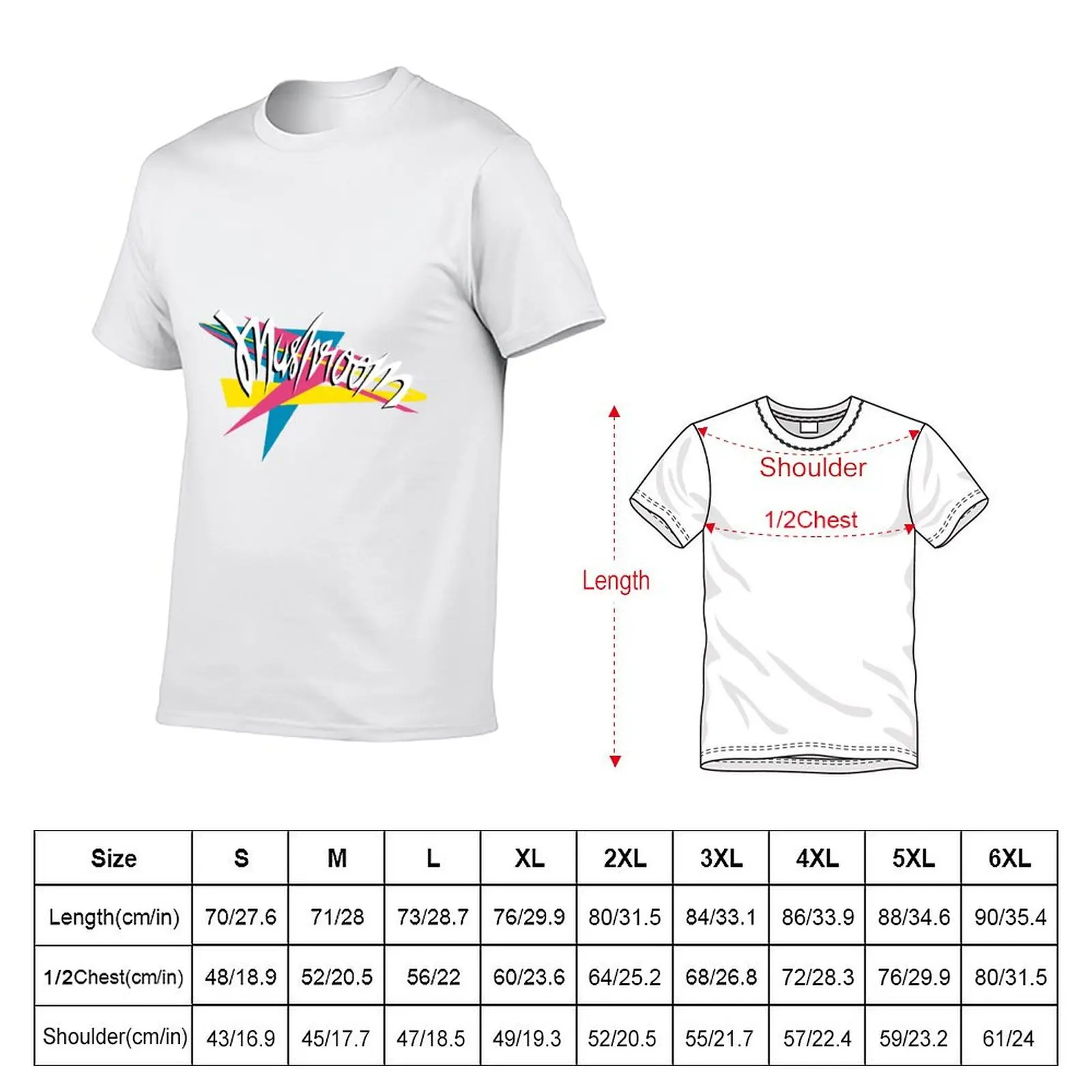 Kaos Mushroom Records kaos katun pria 100% kaos lucu kaos katun