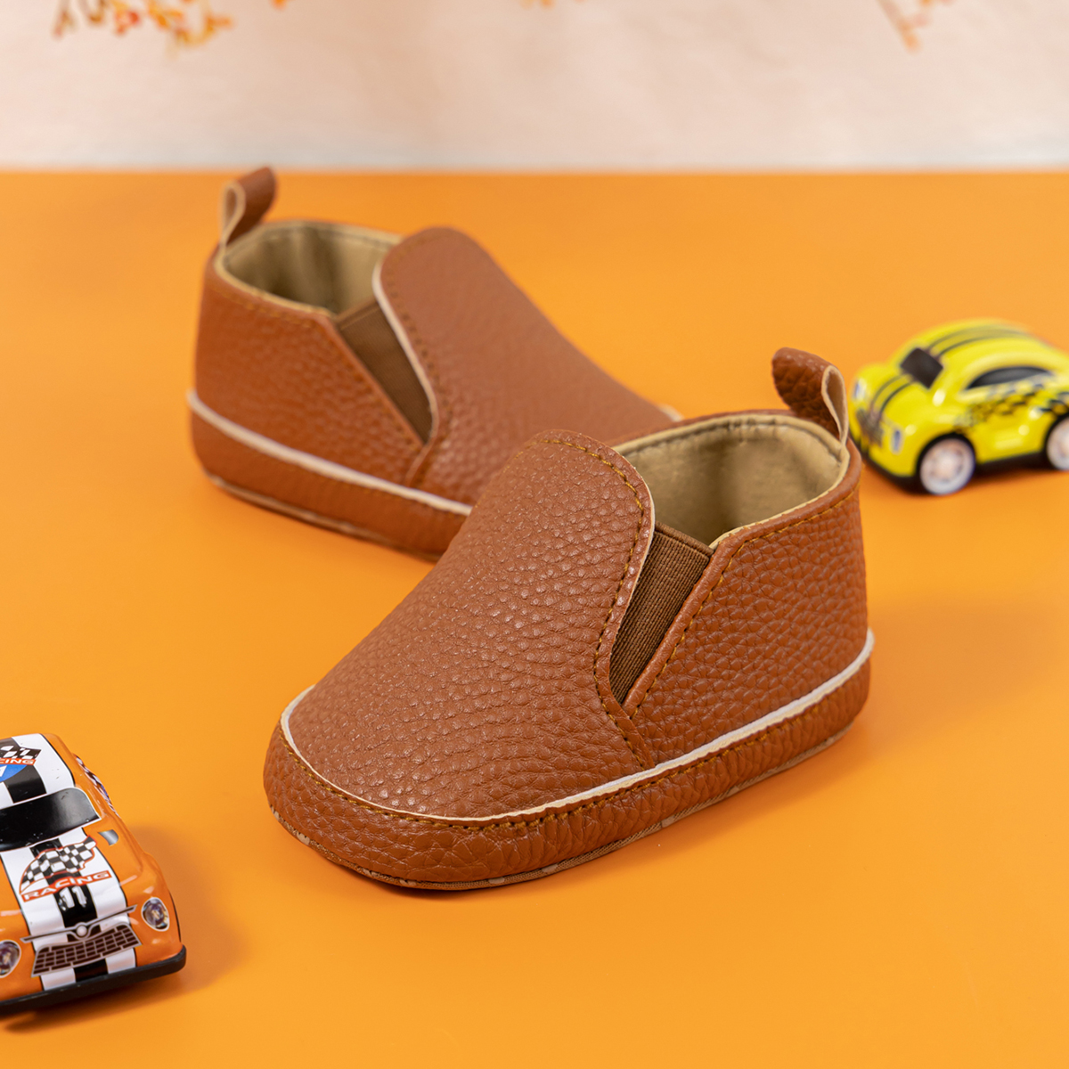 KIDSUN moda Casual bebé niño suela de algodón Primer andador niño bebé mocasines zapatos cómodos deportes zapatos de bebé 0-18M